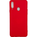 Evelatus Samsung Galaxy A20s Nano Silicone Case Soft Touch TPU Red