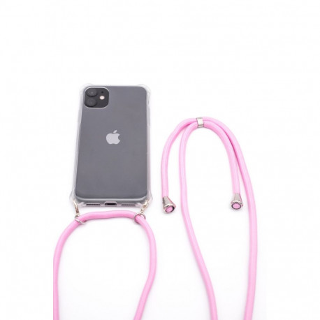 Evelatus Apple iPhone 7/8/SE2020/SE2022 Silicone Transparent with Necklace TPU Strap Transparent