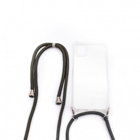 Evelatus Samsung A50 Case with rope Green Transparent