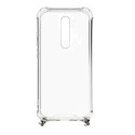 Evelatus Xiaomi Note 8 Pro Silicone Transparent with Necklace TPU Strap Silver