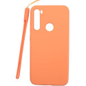 Evelatus Xiaomi Xiaomi Redmi Note 8 / Redmi Note 8 2021 Soft Touch Silicone Case with Strap Pink
