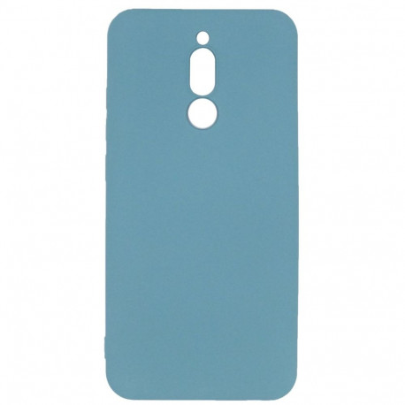 Evelatus Xiaomi Redmi 8 Soft Touch Silicone Case with Strap Blue
