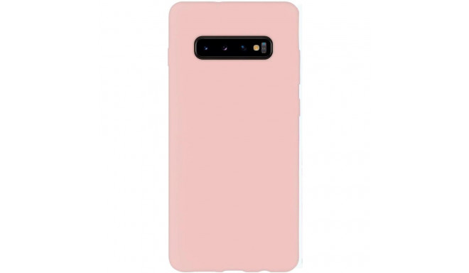 Evelatus Samsung Galaxy S10+ Nano Silicone Case Soft Touch TPU Beige