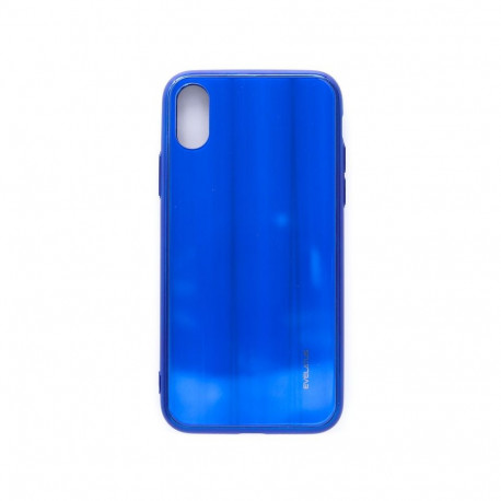 Evelatus Apple iPhone X/XS Water Ripple Full Color Electroplating Tempered Glass Blue
