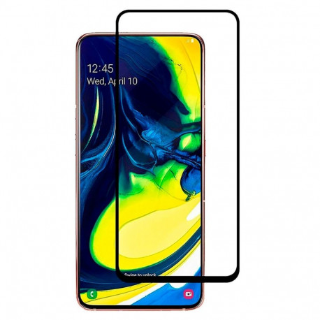 Evelatus Samsung Galaxy A80 2.5D Full Cover Japan Glue Glass Anti-Static