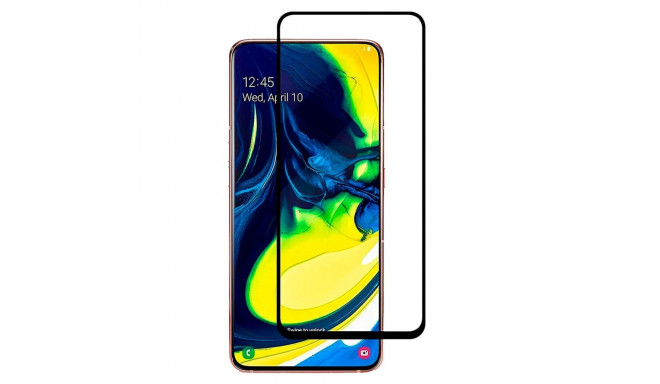 Evelatus Samsung Galaxy A80 2.5D Full Cover Japan Glue Glass Anti-Static