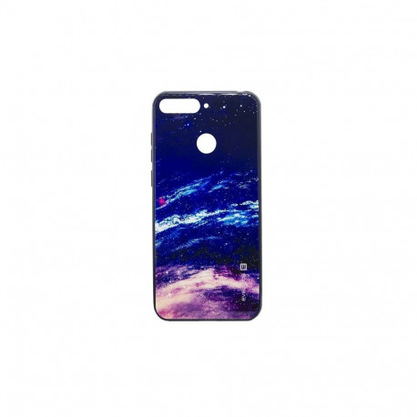 Evelatus Huawei Y6 2018 Picture Glass Case Starry Night