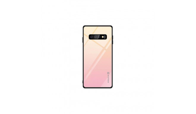 Evelatus Samsung A7 2018 Gradient Glass Case 1 Mild Melon