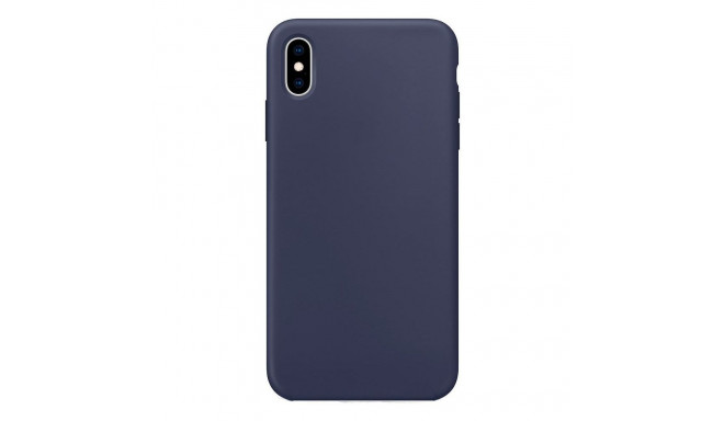 Evelatus Apple iPhone Xs Max Premium Soft Touch Silicone Case Midnight Blue
