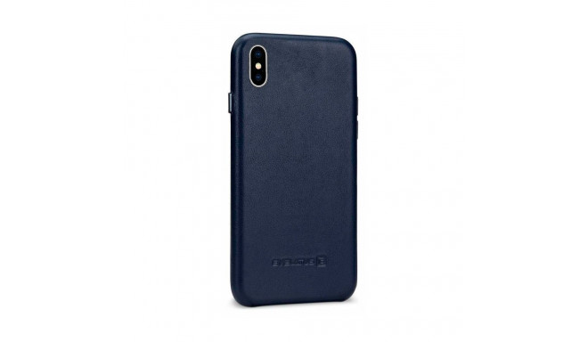 Evelatus - Leather case for Apple iPhone X Dark Blue