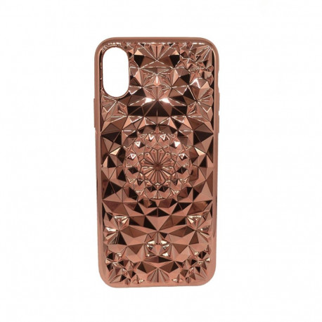 GreenGo Apple iPhone X 3D Case Rose Gold