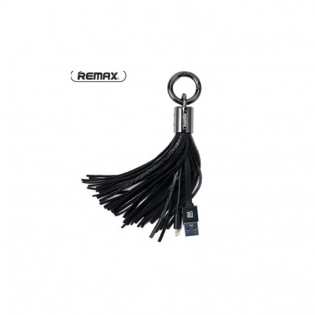 Remax Universal Tassels Ring Cable for Micro Black
