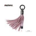 Remax Tassels Ring Data Cable for Lightning Pink
