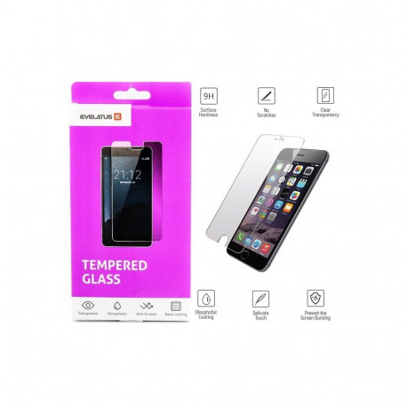 Evelatus Samsung Galaxy A3 2017 A320 2.5D Full Cover Japan Glue Glass Anti-Static Black