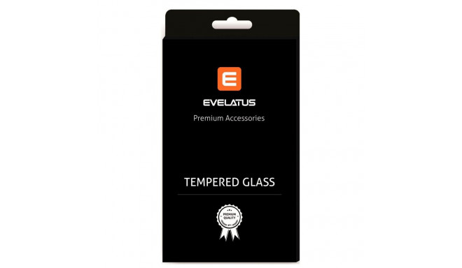 Evelatus Apple iPhone 6 Plus 2.5D Full Cover Japan Glue Glass Anti-Static Black