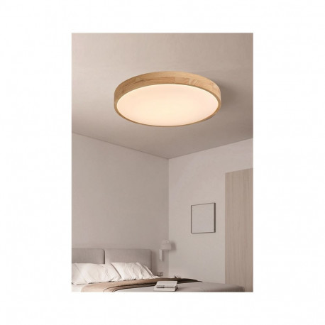 CEILING LED LIGHT NATA 4000K 50.5CM WOOD