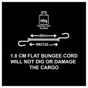 Master Lock Flat Bungee Cord Twin Wire 3225EURDAT
