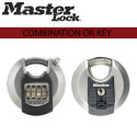 Master Lock Disc Combination Lock Stainless Steel M40EURDNUM