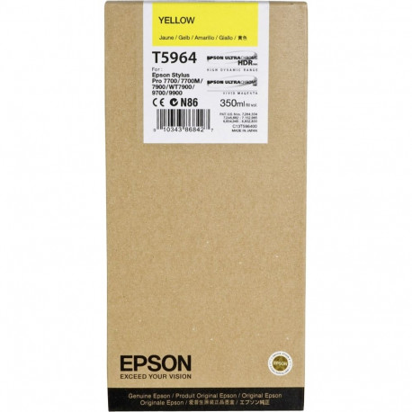 Epson tindikassett kollane T 596 350 ml T 5964