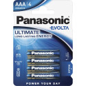 12x4 Panasonic Evolta LR 03 mikroelemendid sisekarbis