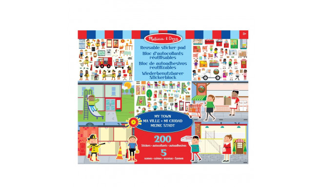 MELISSA & DOUG Reusable Sticker Pad - My Town