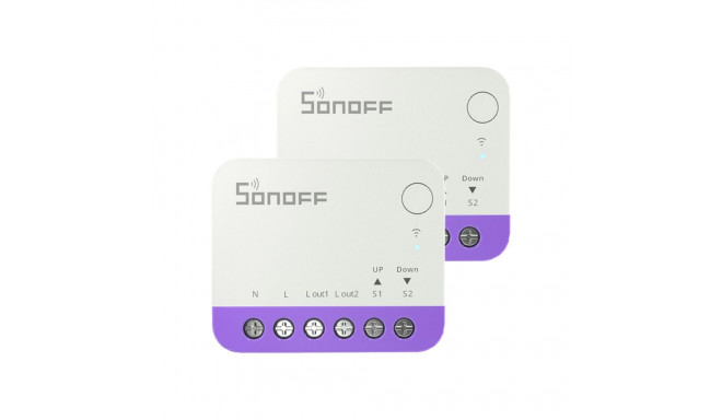 Sonoff MINI-RBS WiFi smart mini roller shutter switch (2 pcs.)