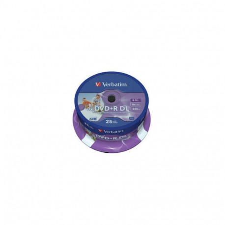 DVD+R DL 8,5 GB (8fach, 25 Stück)