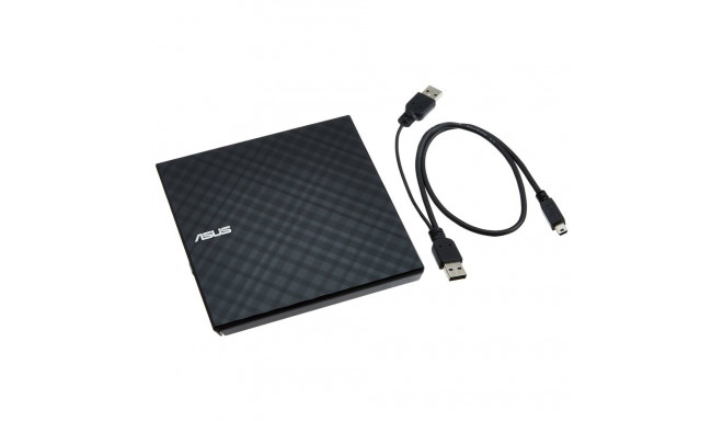 SDRW-08D2S-U Lite, externer DVD-Brenner (schwarz (glänzend), USB 2.0, M-DISC, Retail)
