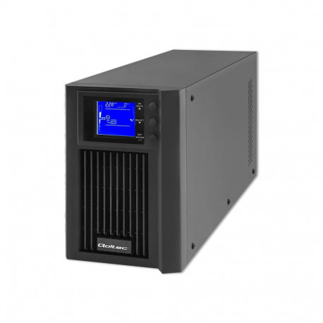 Qoltec on-line UPS-seade puhas siinuslaine 2kVA 1.6kW LCD USB
