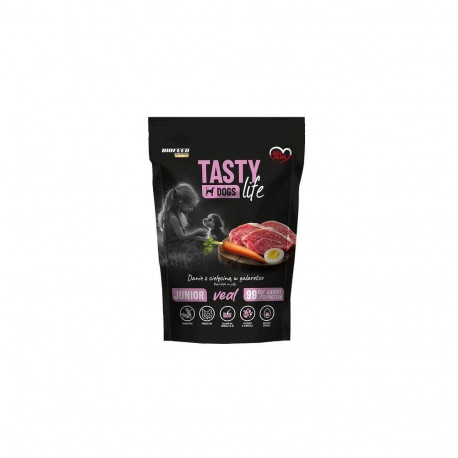 BIOFEED Tasty Dogs Life Junior Veal - wet dog food - 500g