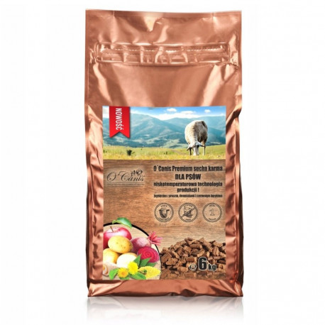O'CANIS Premium Lamb with millet, potatoes, and red beetroot - dry dog food - 6kg