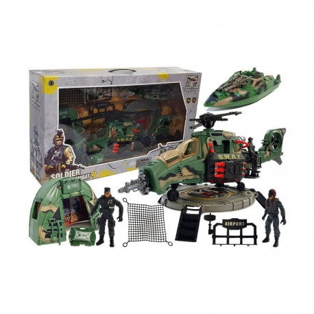 militaarne komplekt tulede ja helidega