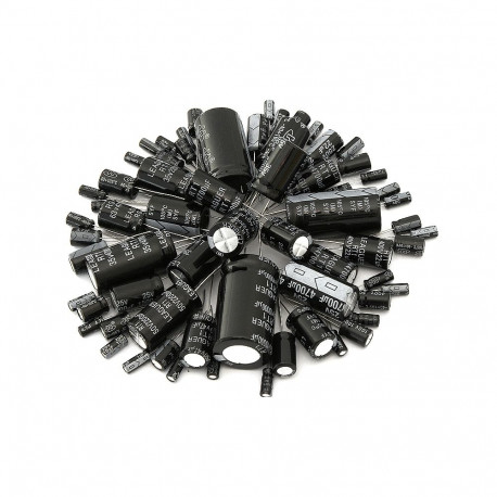 83-131# Kondensator elektrolityczny1000uf/16v/105st. 10x17mm