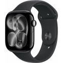 Apple Watch 11 GPS 46mm Sport Band S/M, jet black/black (MEUW4ET/A)