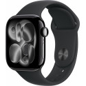 Apple Watch 11 GPS 42mm Sport Band S/M, jet black/black (MEQT4ET/A)