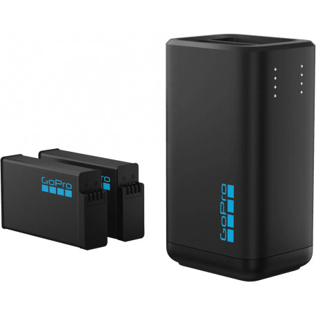 GoPro MAX2 Dual Battery Charger + 2 Enduro batteries