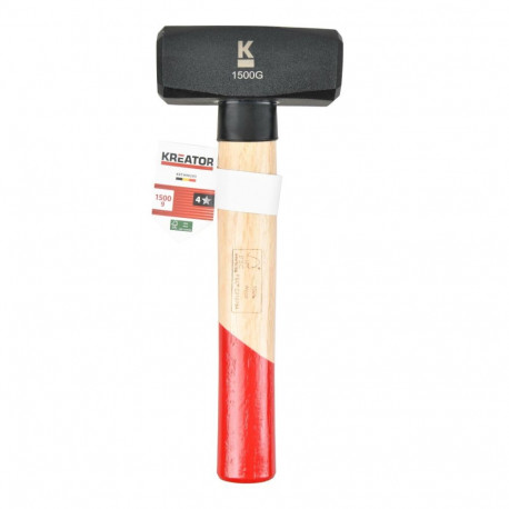 Klubihaamer KREATOR KRTH90203 1500g 110x45mm puidust käepide