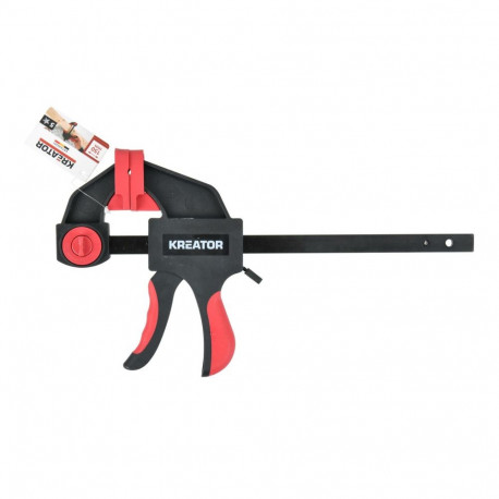 Ühe käega päästikuklamber KREATOR KRTH40301 150x350mm, 60kg