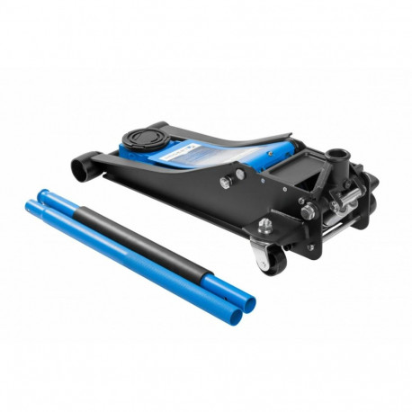 Low profile hydraulic floor jack 2.5T 72-505mm Blue HT8G060 HOGERT