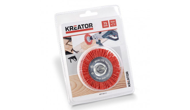 Kettahari Ø75mm, nailonharjased Kreator