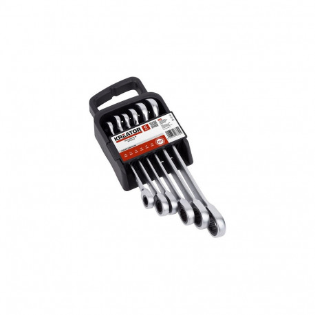 Open/ratchet spanners set 10-19mm (6pcs.) Creator