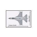 Blocks F-16AM Fighting Falcon 495 pcs