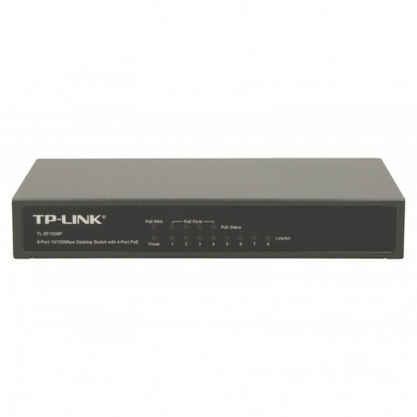 TP-Link TL-SF1008P 8-Port 10/100Mbps Desktop Switch with 4-Port PoE