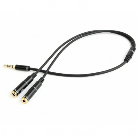 Adapter audio microphone 3.5mm minijack, 4PIN, 0.2m