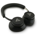 Over-ear kõrvaklapid Guess Bluetooth ENC Saffiano Triangle Logo must