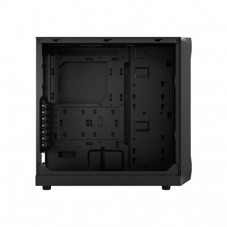 Fractal Design arvutikorpus Focus 2 Midi Tower ATX küljeaknaga, must