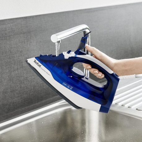 TEFAL | FV2838E0 | Steam Iron | 2400 W | Water tank capacity 270 ml | Continuous steam 40 g/min | Bl