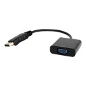 Cablexpert DisplayPort VGA-adapterkaabel, must | Cablexpert