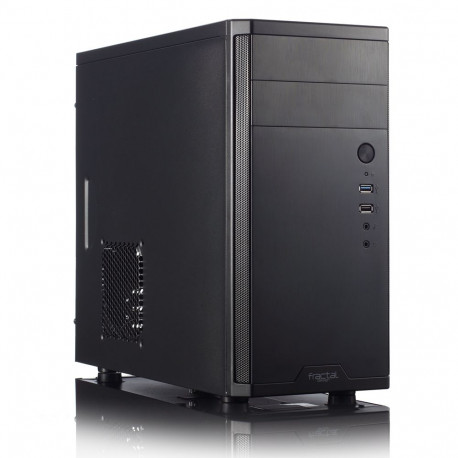 Fractal Design CORE 1100 must Micro ATX, ATX PSUs kuni 185mm kui on paigaldatud tavalise pikkusega o