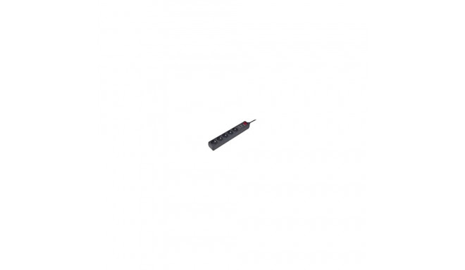 EnerGenie | Surge Protector SPG5-C-10/ 3 m/ 5 Sockets/ Black